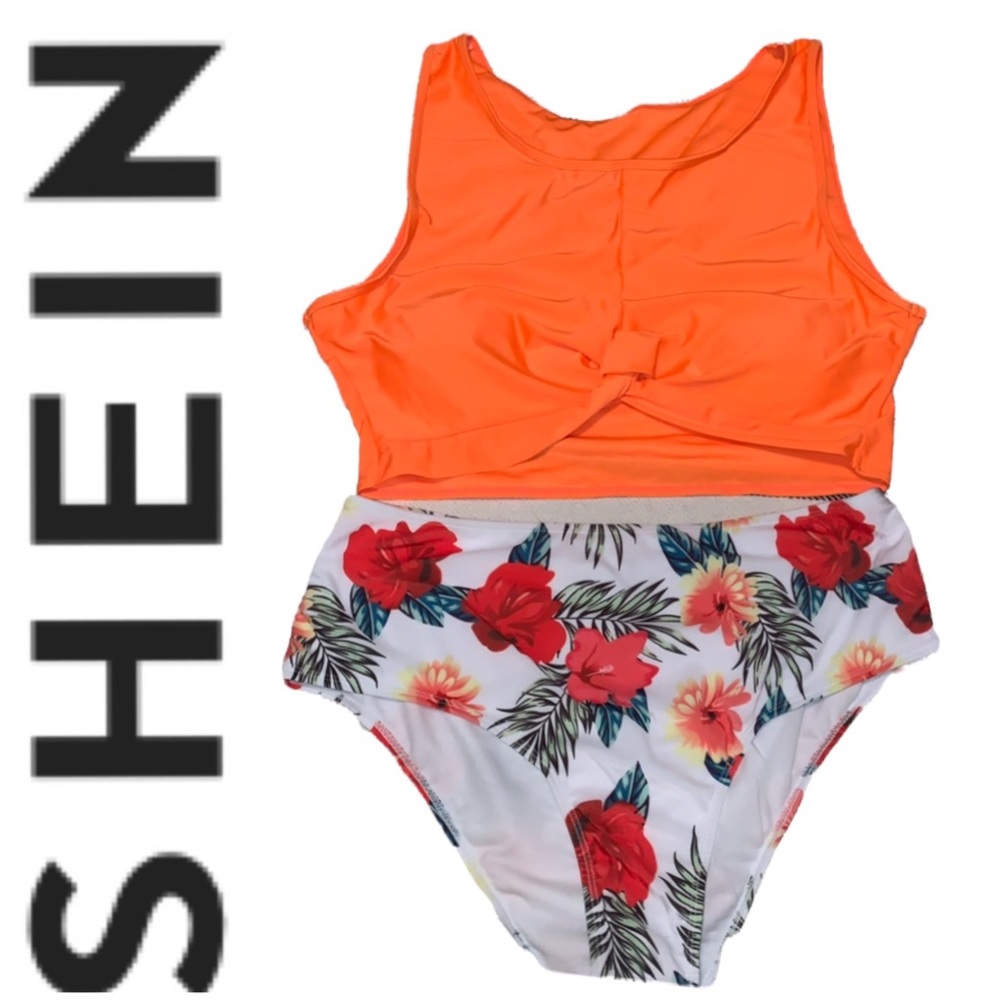 SHEIN 2 Piece Swimsuit Size 3XL NWOT